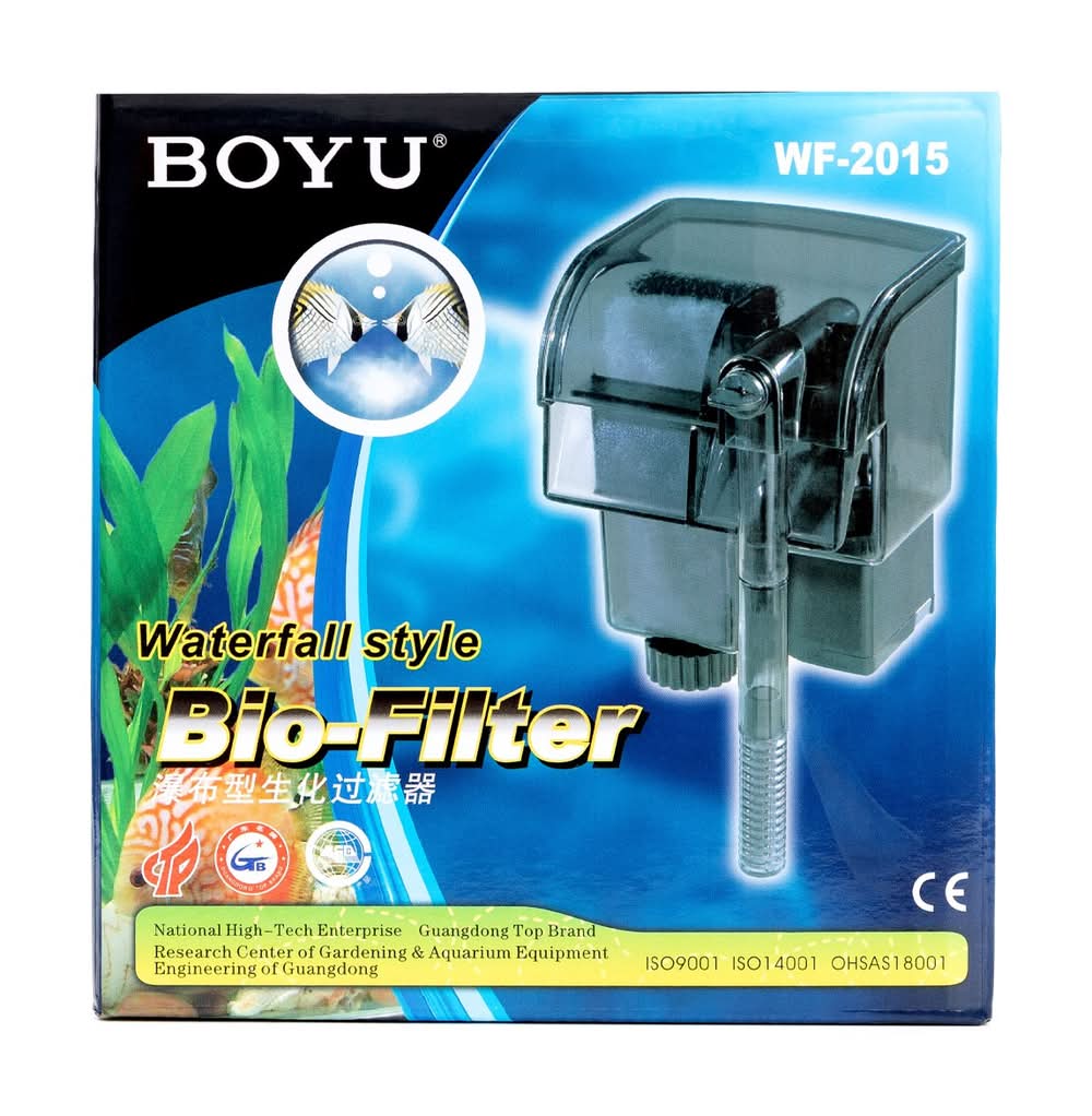 Boyu filtro de cascada 8.5 cm l x 9.7 cm an x 19 cm al 50 lts (1,4 kg)