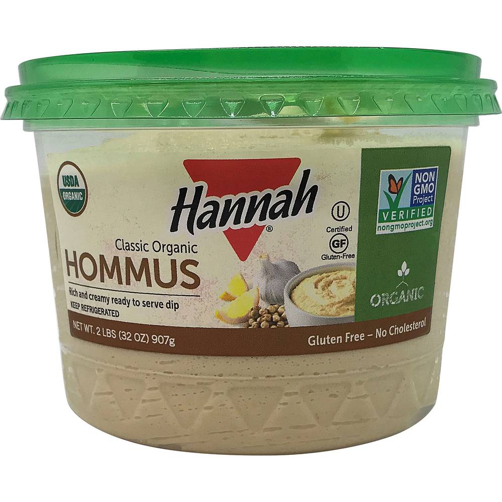 Hannah's Classic Organic Hommus Dip (32 oz)