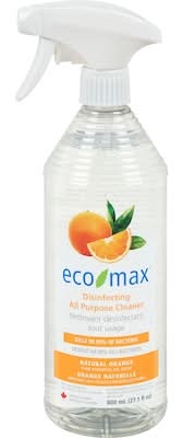 Eco-Max Natural Disinfecting All Purpose Cleaner, Orange (800 ml)