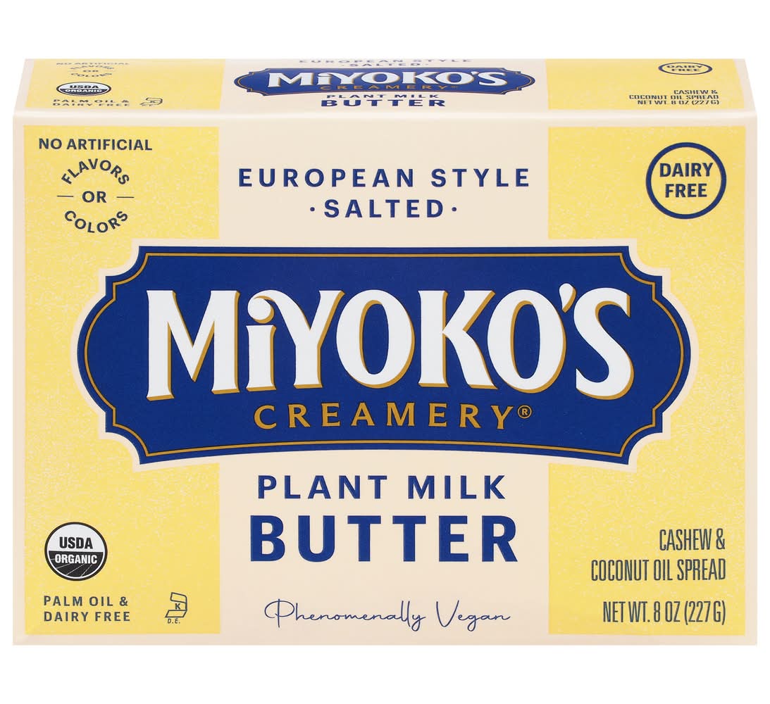 Miyoko’s Creamery Salted European Style Plant Milk Butter (8 oz)