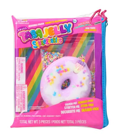 Taba Jelly™ Squeezeables Scented Jelly Squish Toy Purple Donut