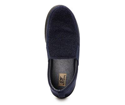 Men's L Blazer Navy Felted Closed-Back Slipper