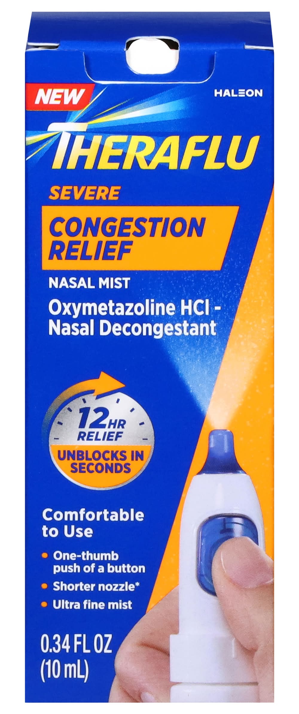 Theraflu Severe Congestion Relief Nasal Decongestion (0.34 fl oz)
