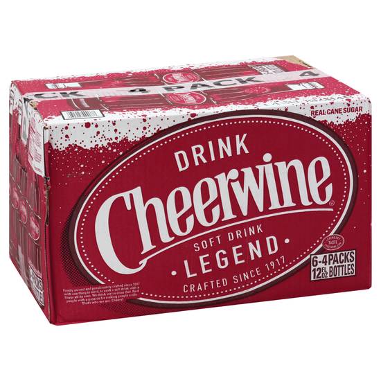 Cheerwine Soft Drink (6 pack, 12 fl oz)