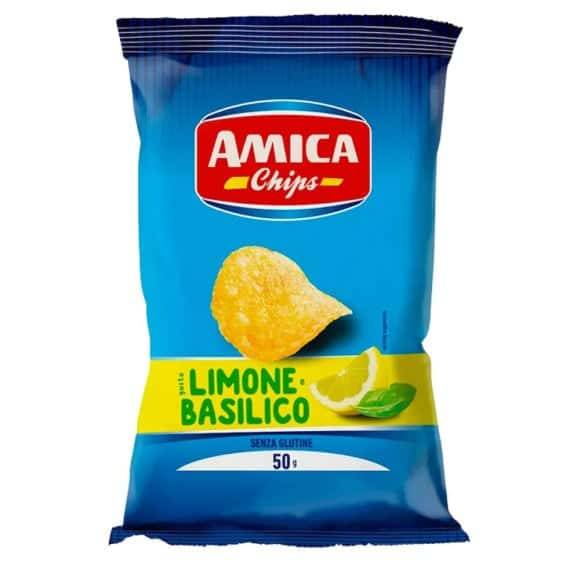 Amica Chips Chips Basilic Citron 130G