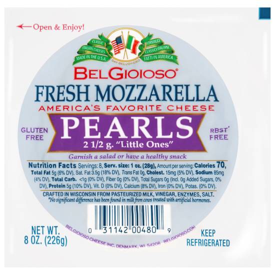 Belgioioso Pearls Fresh Mozzarella Cheese