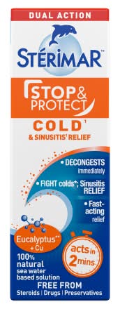 Stérimar Stop and Protect Cold & Sinus Relief Nasal Pump (20ml)