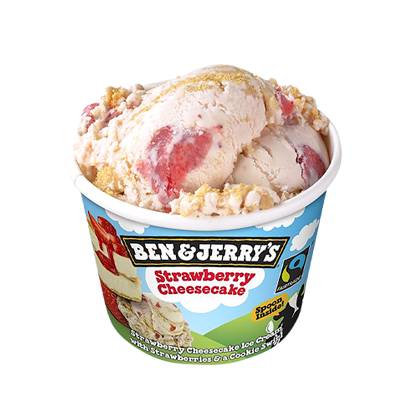 Ben & Jerry's strawberry cheesecake