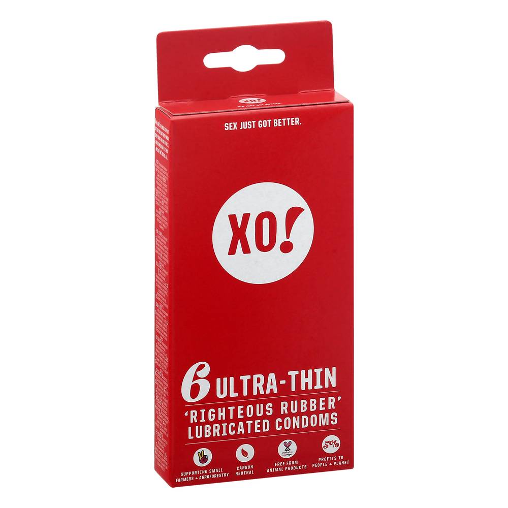 Xo! Ultra Thin Lubricated Condoms (6 ct)