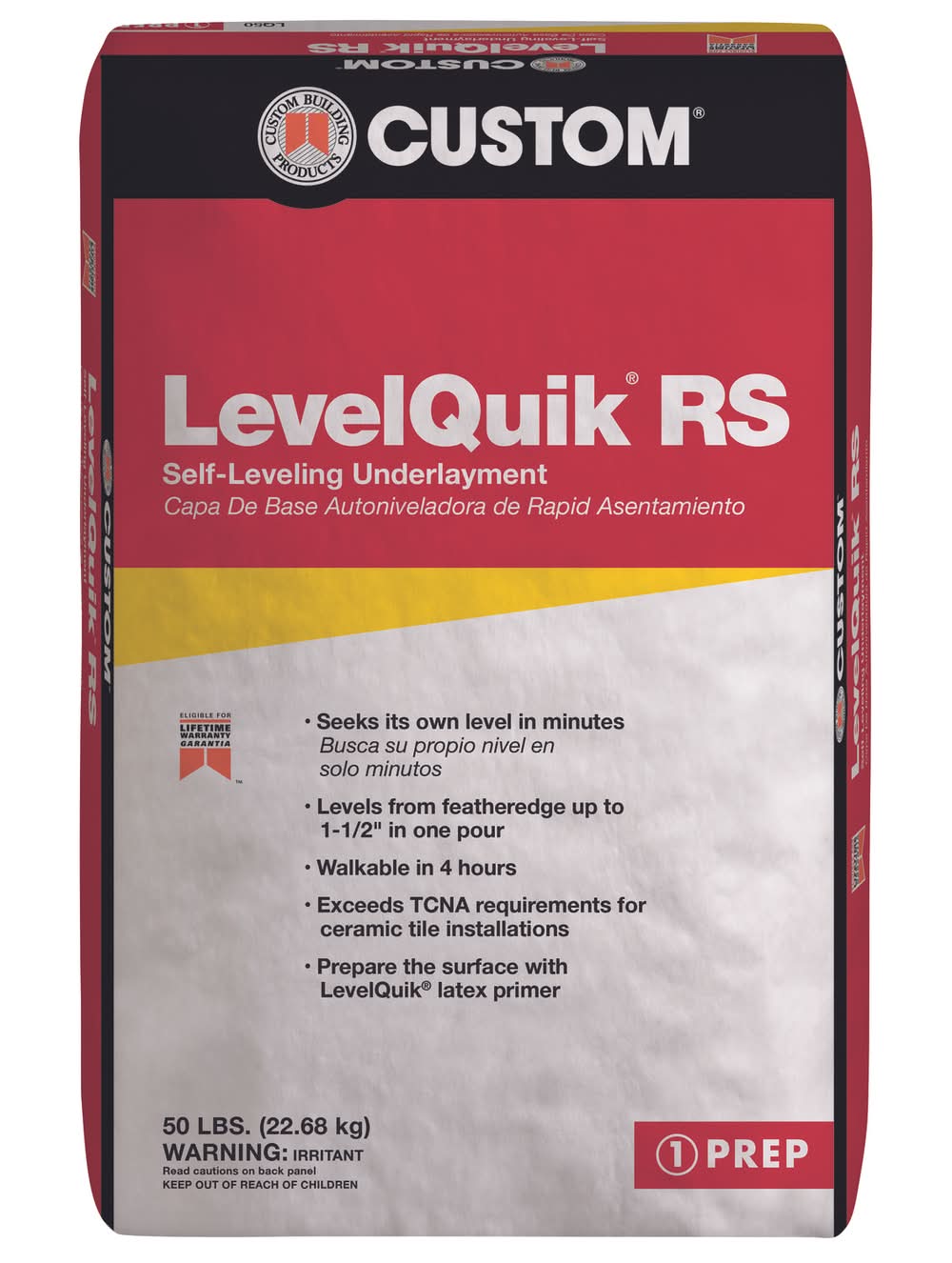 Custom Building Products Levelquik Concrete Leveler 50 Lb Off White