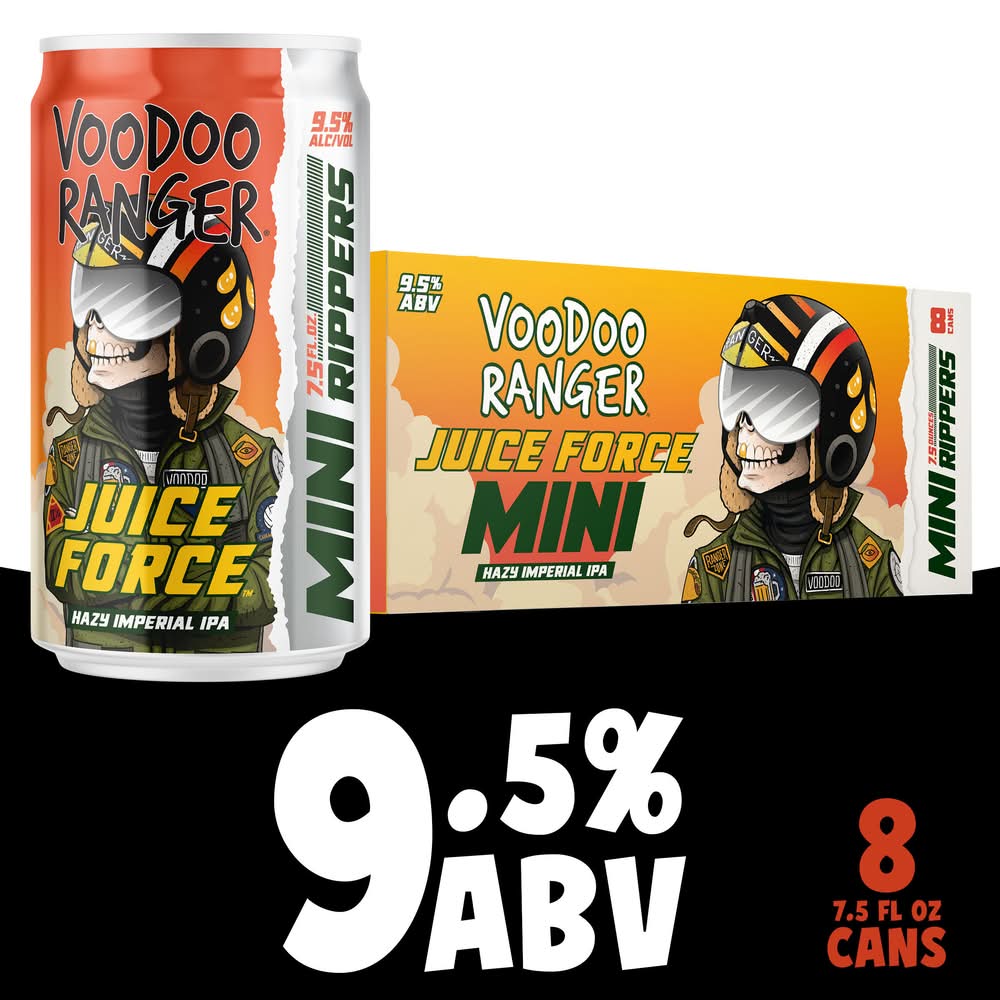 Voodoo Ranger Juice Force Hazy Imperial Ipa Beer (8 x 7.5 oz)