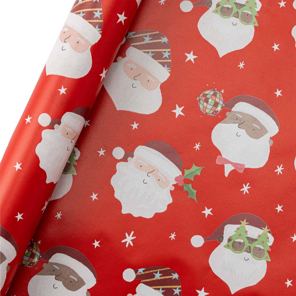 Sainsbury's 10m, Fun Santa Wrapping Paper