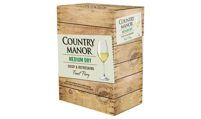 Country Manor Medium Dry Finest Perry 3 Litre