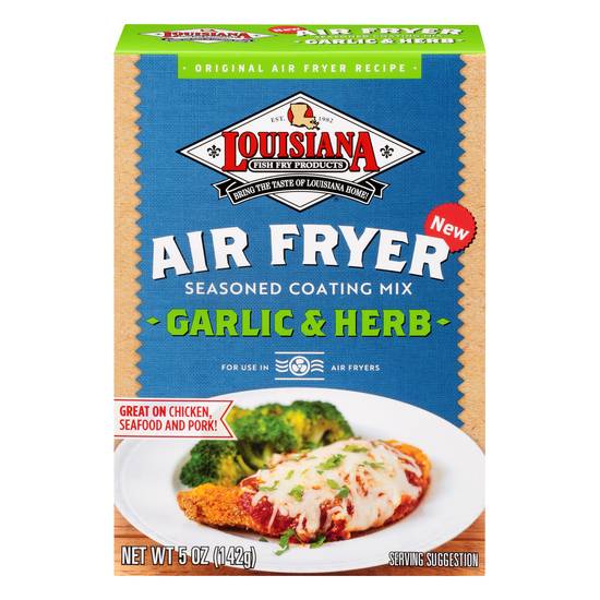 Louisiana Air Fryer Garlic & Herb Seasoned Coating Mix