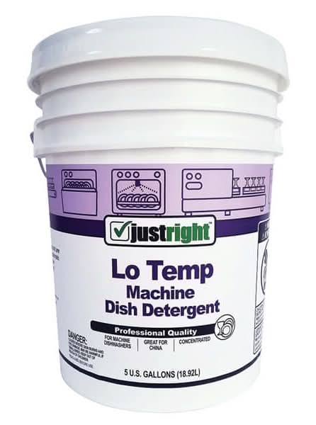 Just Right Lo Temp Machine Dish Detergent (5 gal)