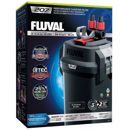Fluval 207 Performance Canister Filter 120vac, 60hz ( 60hz)