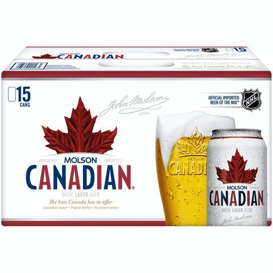 Molson Canadian (15x 355ml cans)
