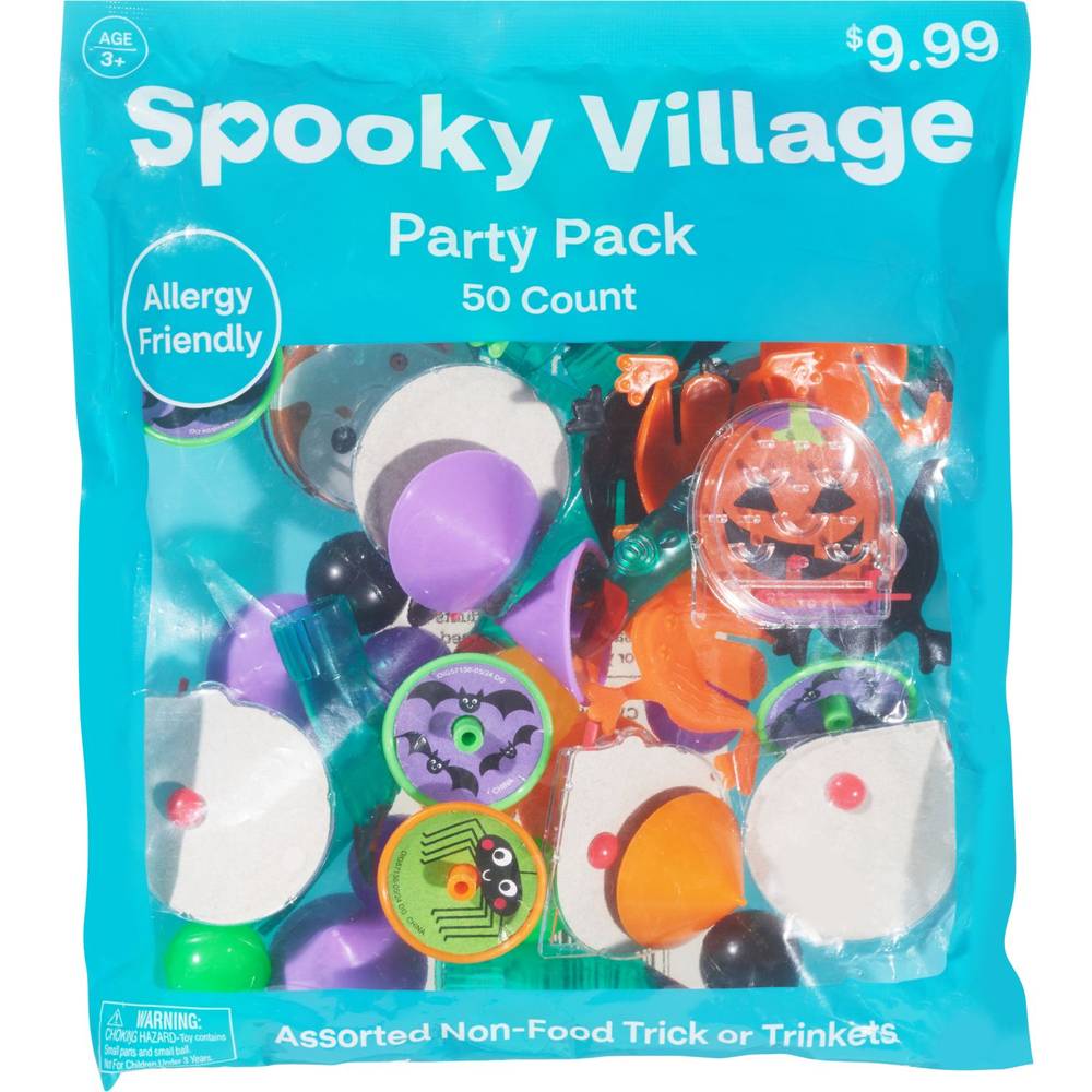 Spooky Village Halloween Party Pack, 50 Toys