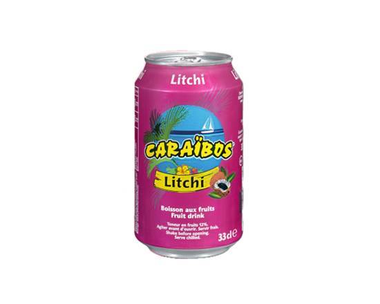 Caraïbos Litchi - Canette de 33cl