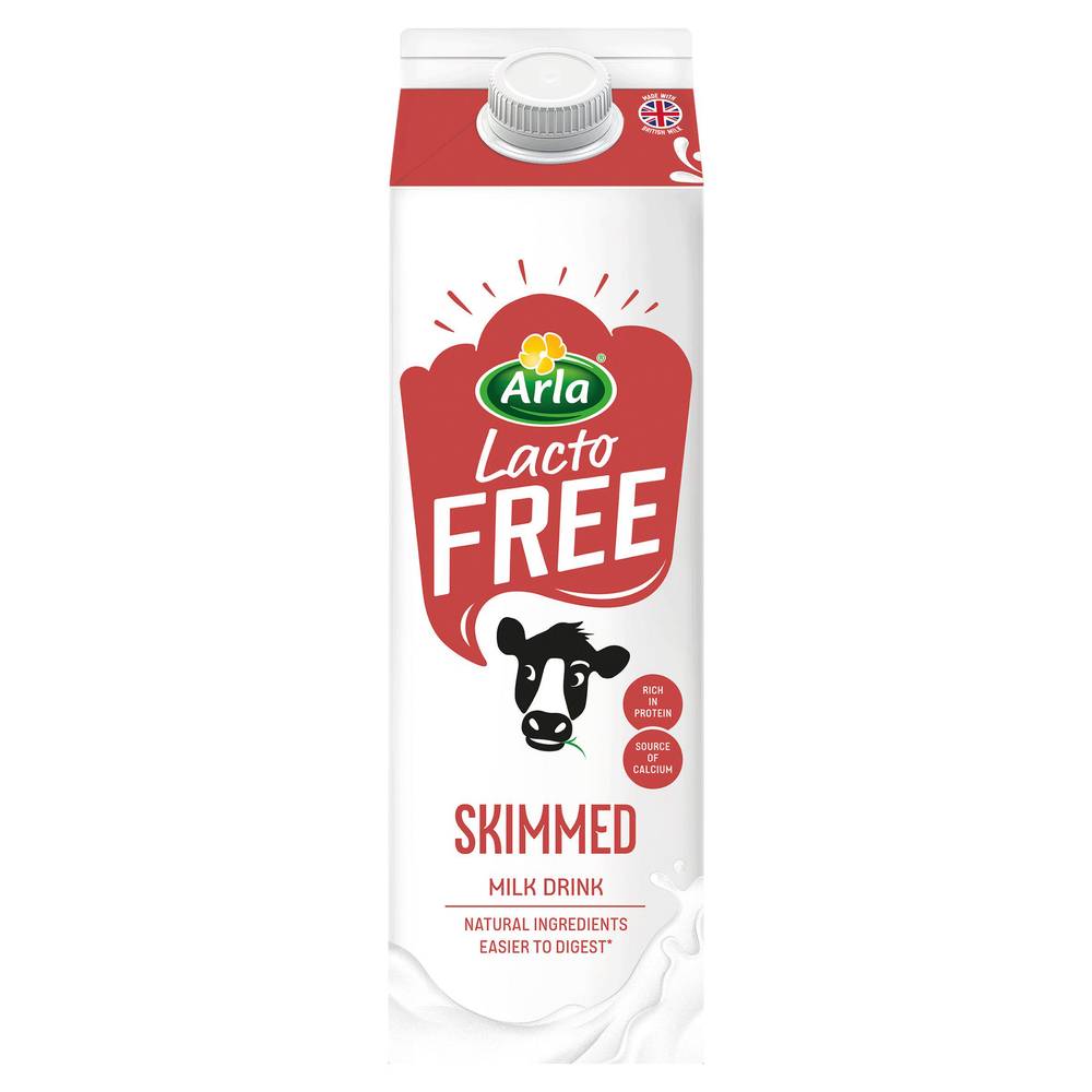 Arla Lacto Free Skimmed Milk Drink 1L