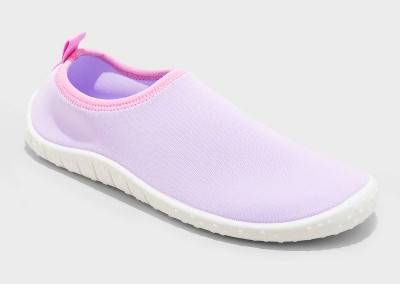 Kids' Grover Slip-On Water Shoes - Cat & Jack™ Purple M: Breathable Upper, Textured Outsole
