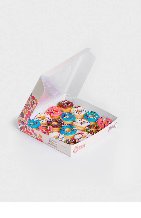 Caja de 12 Mini Donas Especiales