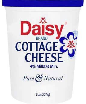 Daisy - Cottage Cheese, 4% Milkfat, 5 lb (Case of 4)