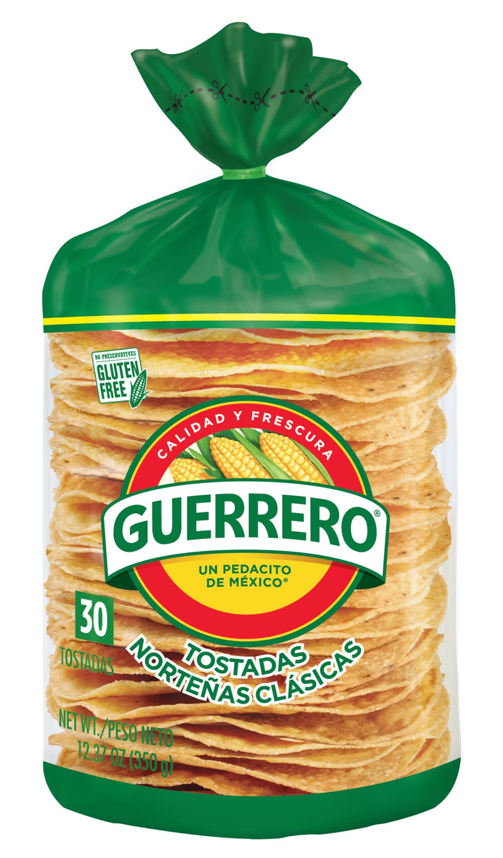 Guerrero Nortenas Clasicas Tostadas (12.37 oz, 30 ct)