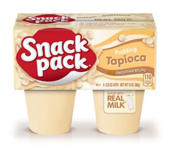 Snack Pack Tapioca Pudding - 4-3.5 Oz