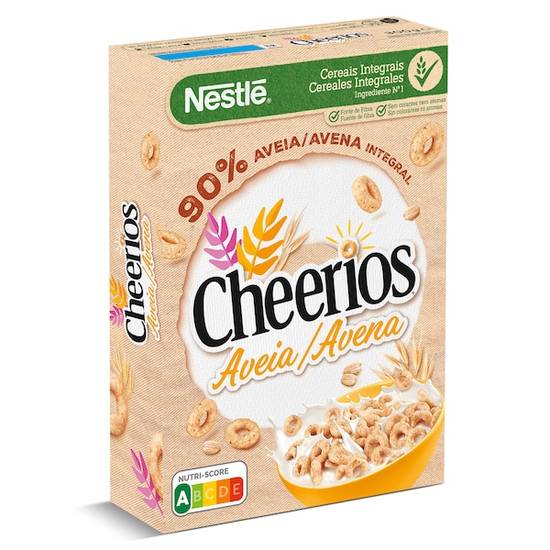 Cereales de desayuno con avena integal Nestlé Cheerios caja (300 g)