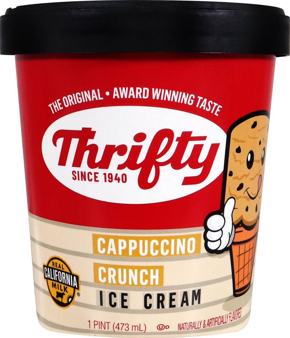 Thrifty Ice Cream, Cappuccino Crunch (16 oz)