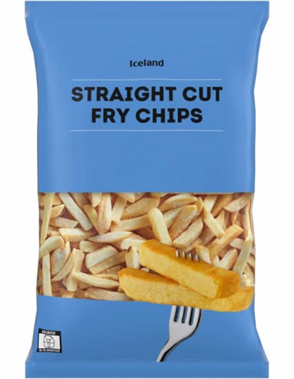 Iceland Straight Cut Fry Chips (900g)