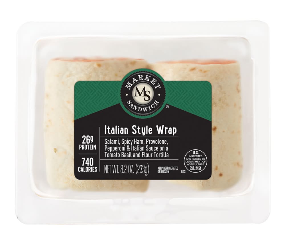 Market Sandwich Italian Style Wrap (8.2 oz)