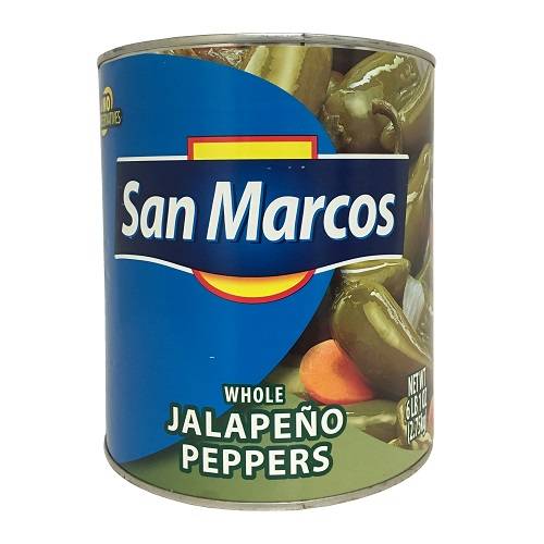 San Marcos - Whole Jalapeno Peppers - #10