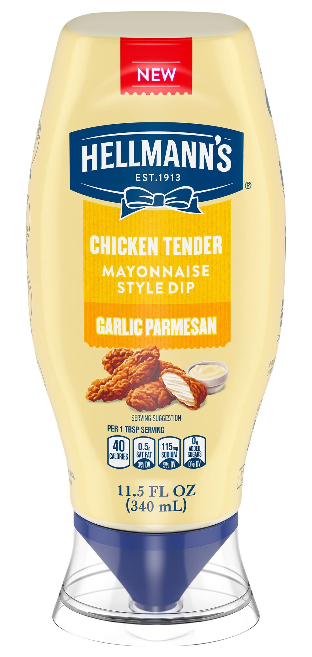 Hellmann's Chicken Tender Mayonnaise Style Dip, Garlic Parmesan (11.5 fl oz)