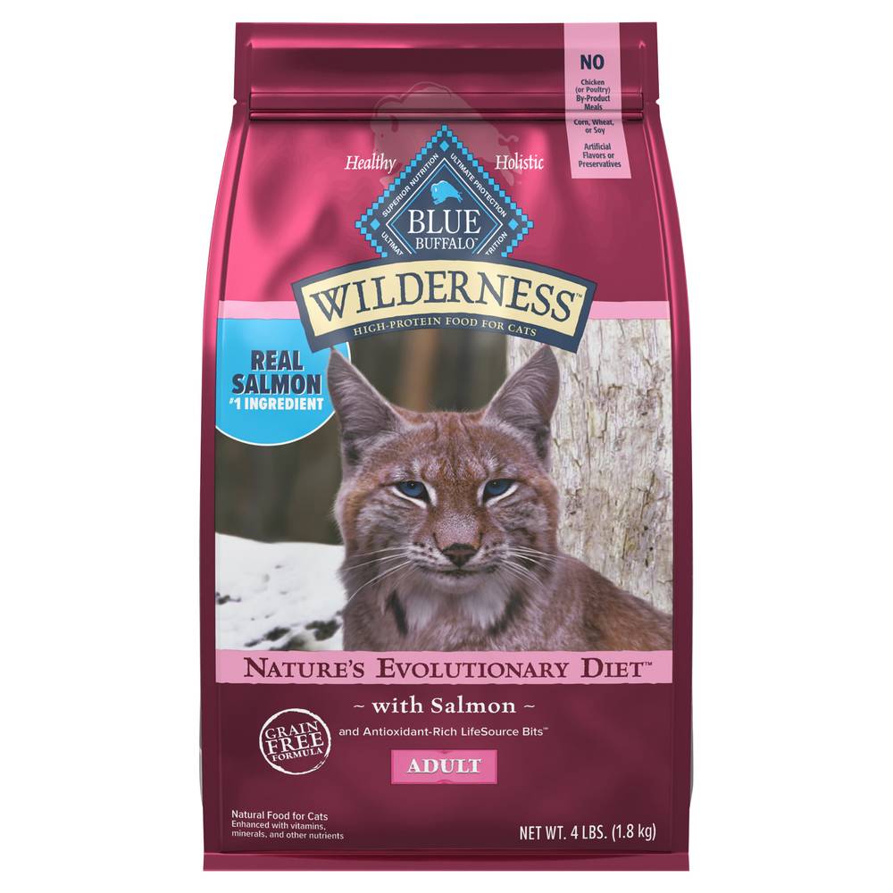 Blue Buffalo Blue Wilderness Evolutionary Diet With Salmon Food For Cats