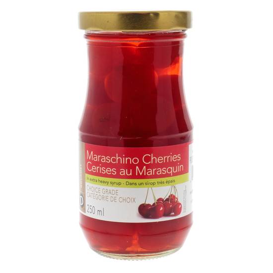 D Gourmet Maraschino Cherries (250ml)