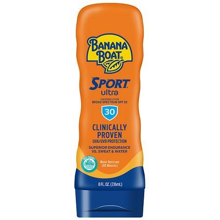 Banana Boat Ultra Sport Sunscreen Lotion SPF 30  8 oz