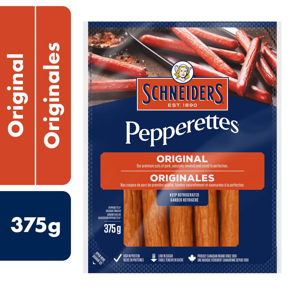 Schneiders Pepperettes Sausage Sticks, Original (375 g)