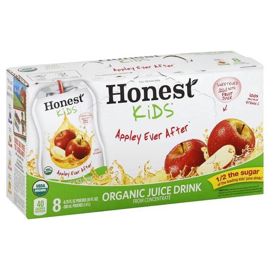 Honest Kids Apple Ever After Organic Juice Drink (8 pack, 6.75 fl oz)
