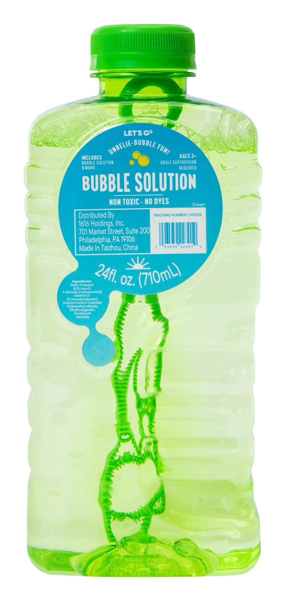 Bubble Solution 24oz Green