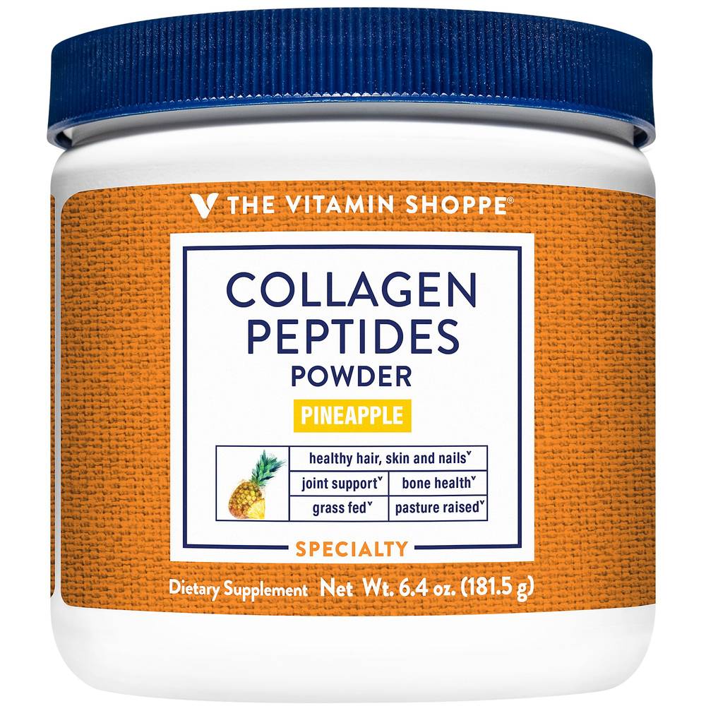 The Vitamin Shoppe Collagen Peptides Powder (pineapple)