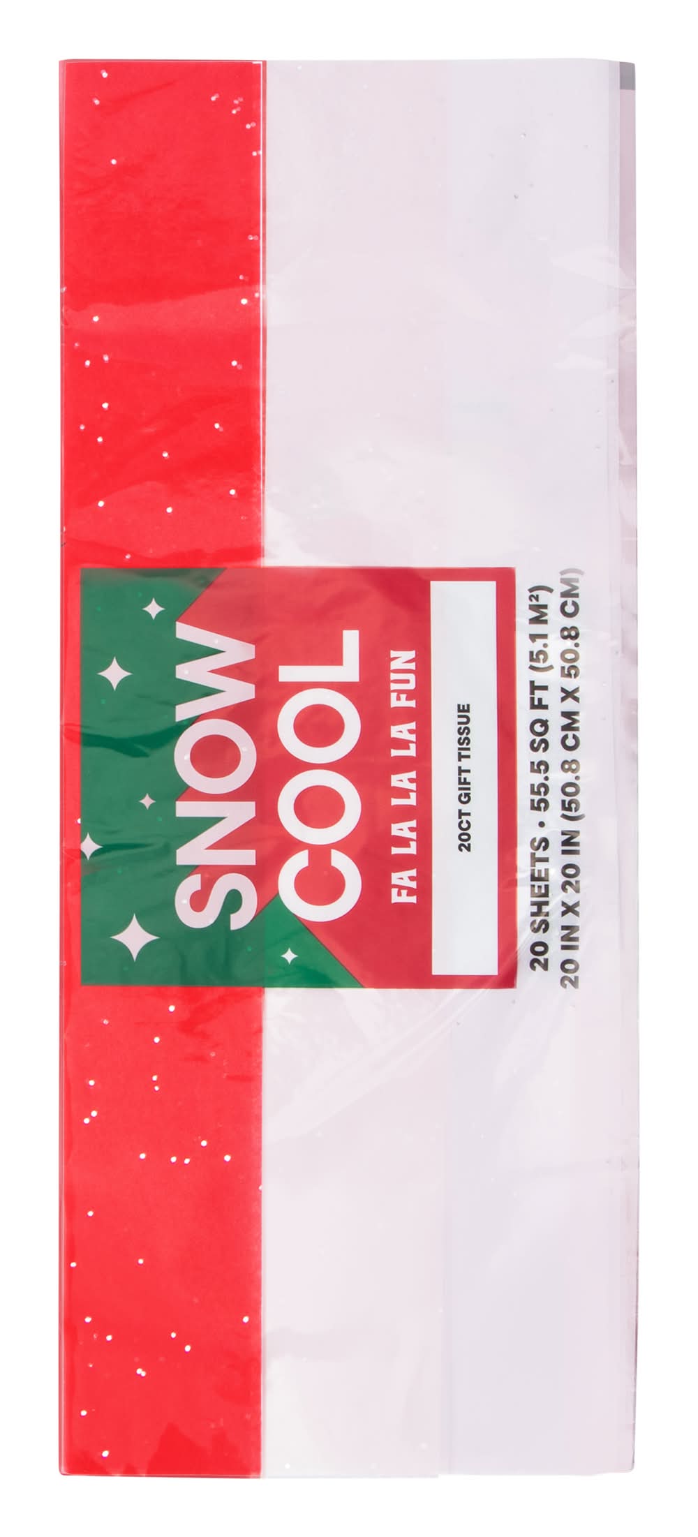 Christmas Gift Tissue 20-Count Red/Pink/White