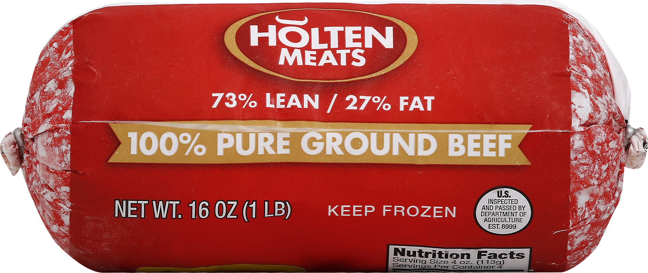 Holten Meats Ground Beef (16 oz)