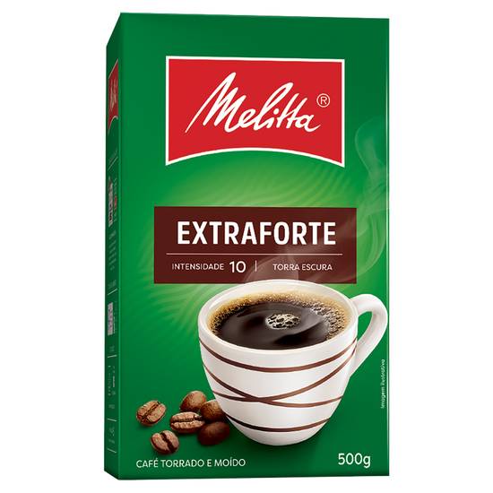 Melitta café torrado e moído extraforte a vácuo (500 g)