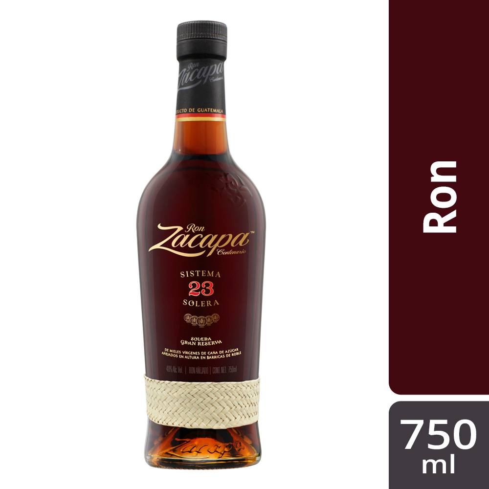 Zacapa ron añejo solera gran reserva 23 (750 ml)