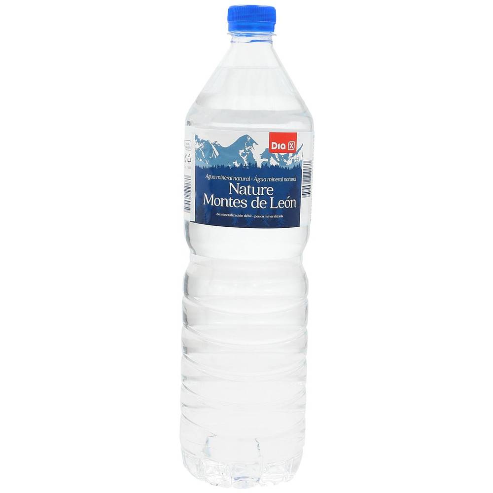 Agua mineral DIA natural botella 1,5 lt