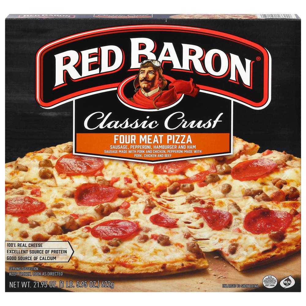 Red Baron Classic Crust Four Meat Pizza (21.95 oz)