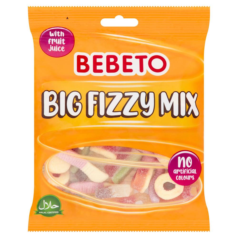 Bebeto 150g Big Fizzy Mix