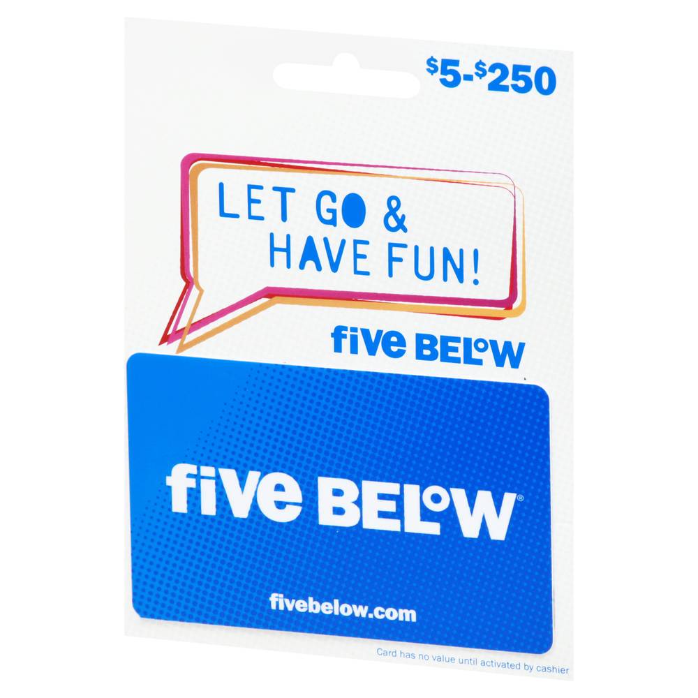 Five Below Gift Card Delivery Near Me Order Online Uber Eats
